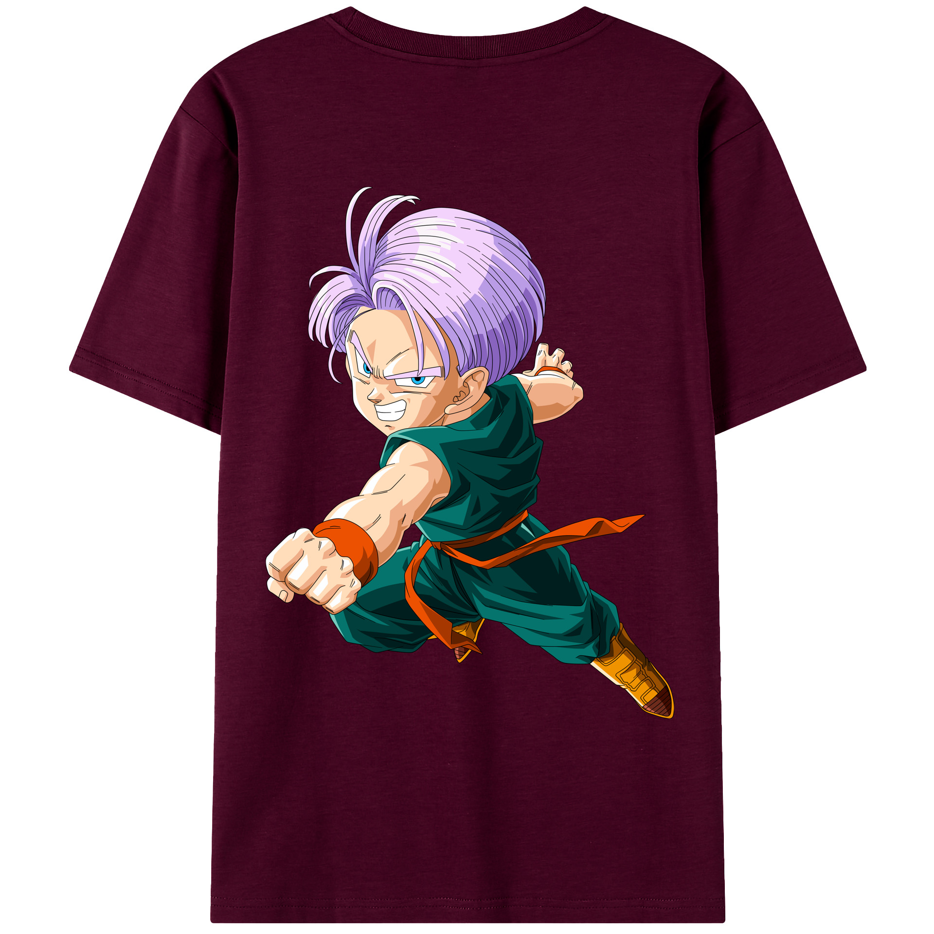 （画像用） ドラゴンボール トランクス（Torankusu）DRAGON BALL Trunks レディース半袖Tシャツ(バックプリント)